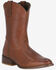 Image #1 - Smoky Mountain Men's Carter Performance Western Boots - Round Toe, Brown, hi-res