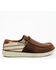RANK 45 Men's Griffin Patriotic Western Casual Shoes - Moc Toe, Brown, hi-res