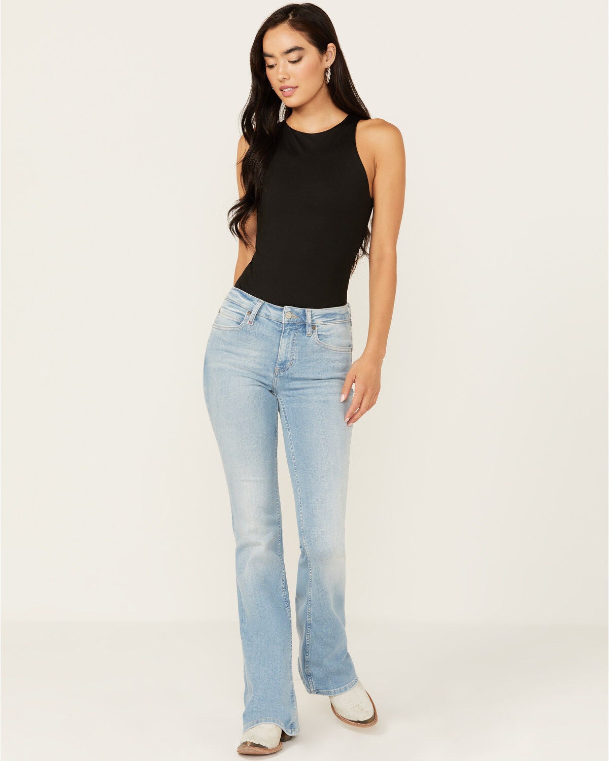 Idyllwind Women's Rebel Mid Rise Bootcut Stretch Denim Jeans, Light Wash, hi-res