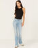 Image #1 - Idyllwind Women's Rebel Kinsdale Light Wash Mid Rise Bootcut Jeans, Light Wash, hi-res