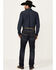Image #3 - Cody James Men's Shadow Dark Wash Crinkled Slim Straight Stretch Denim Jeans, Dark Wash, hi-res