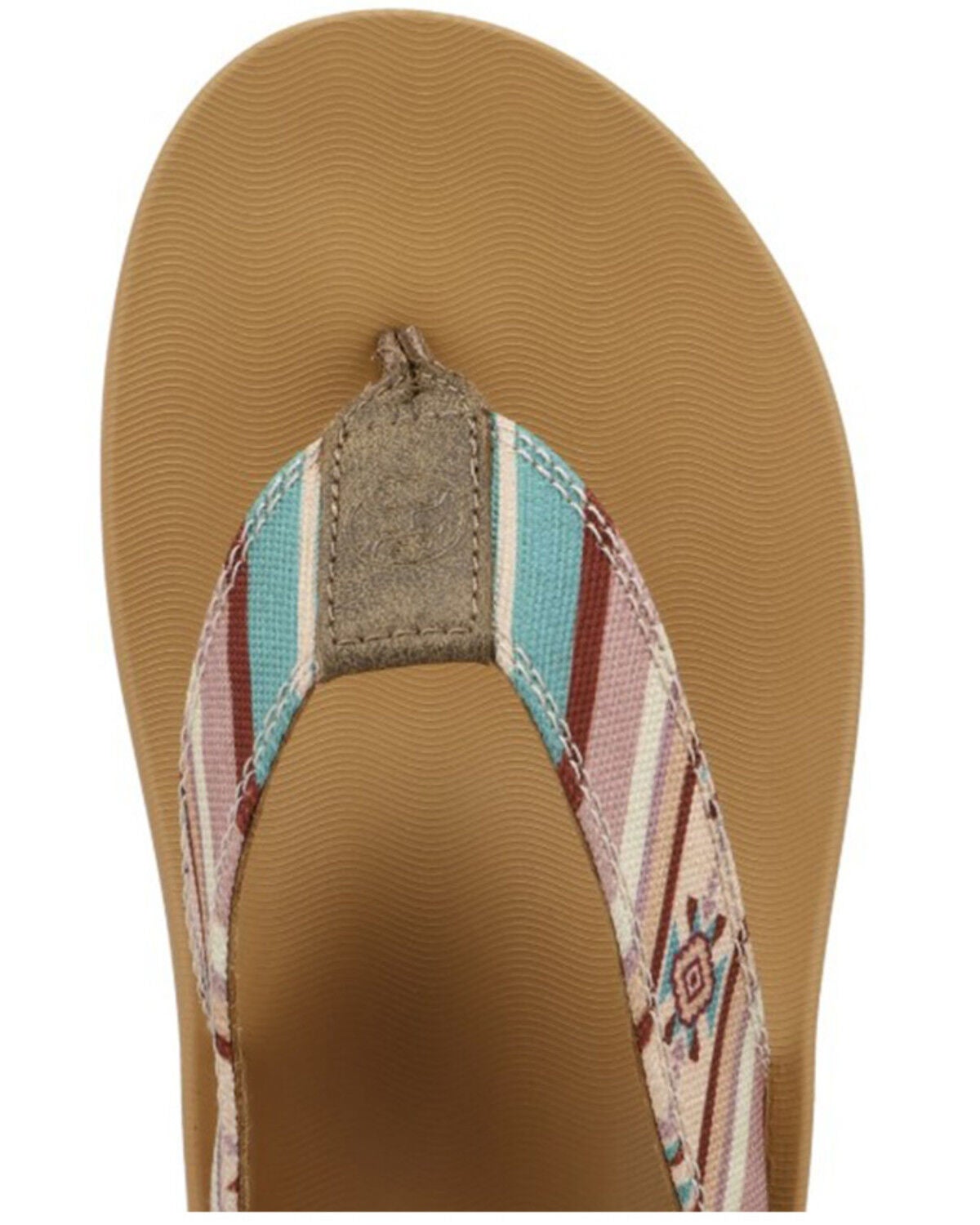 Image #6 - Twisted X Women's  Hooey&reg; Flip Flops, Mauve, hi-res
