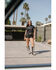 Image #1 - Idyllwind Women's Chase Tequila Ball Chain Fringe Short Sleeve Cropped Graphic Tee, Black, hi-res