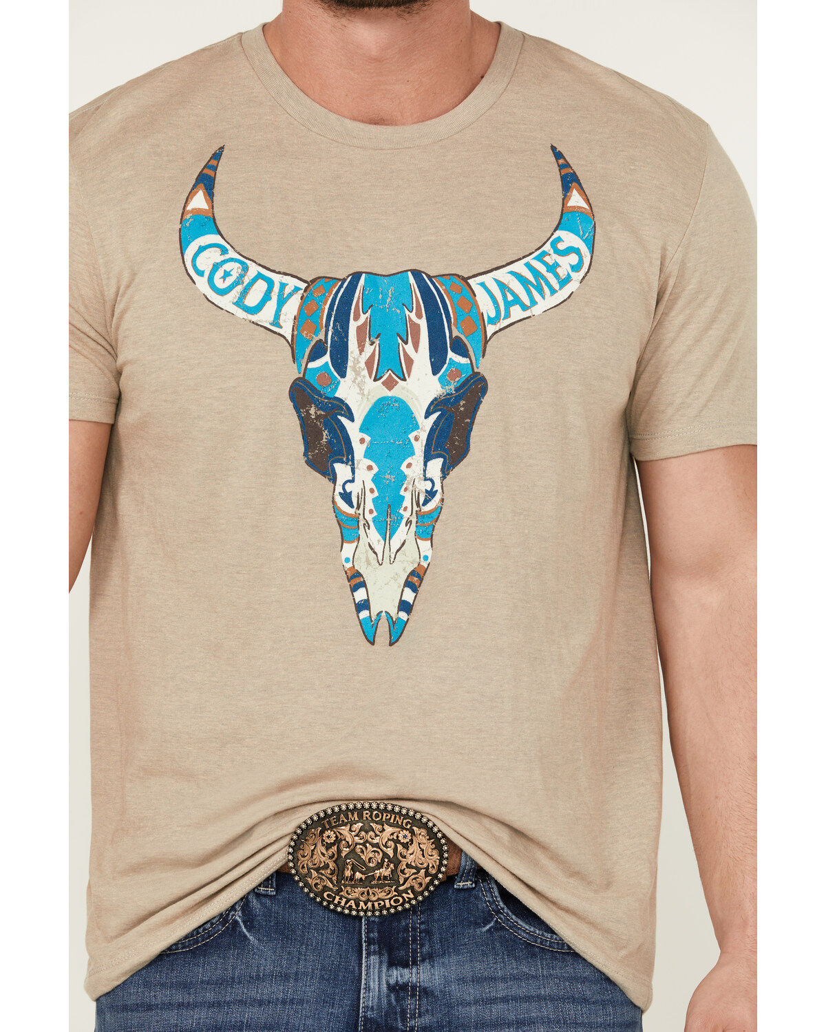 Product Name:  Cody James Men's Southwest Reins Logo Short Sleeve Graphic T-Shirt