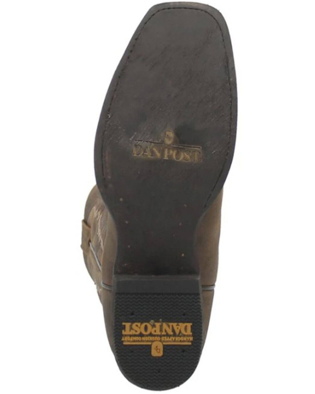 Image #7 - Dan Post Men's Earp Distressed Western Boots, Bay Apache, hi-res