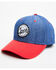 Image #1 - Cinch Men's Color Block Ball Cap, Purple, hi-res