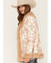 Image #2 - Shyanne Women's Tinsey Tapestry Print Faux Suede Coat, Natural, hi-res