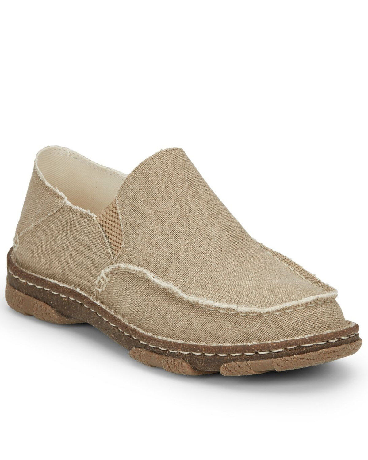 tony lama canvas slip on