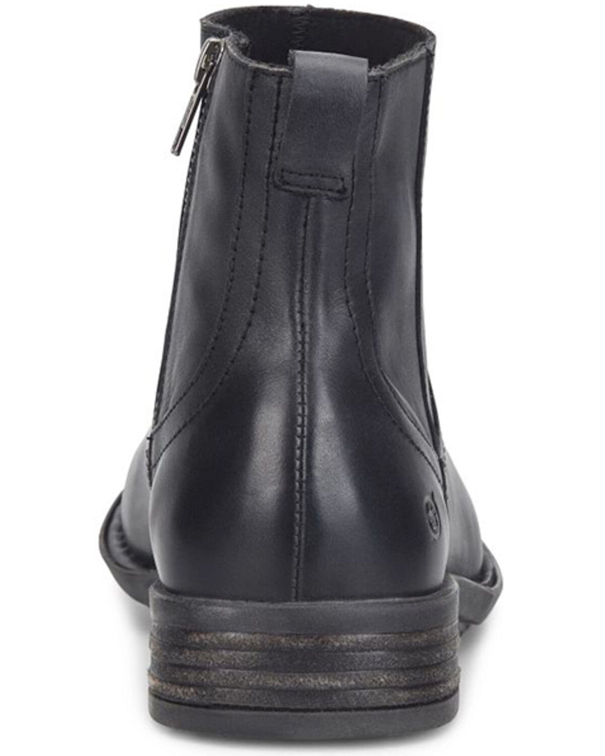 Image #5 - Born Men's Reed Ankle Boots - Round Toe, Black, hi-res