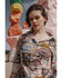 Image #2 - Idyllwind Women's Western Postcard Print Long Sleeve Pullover Stretch Western Shirt, Cream, hi-res