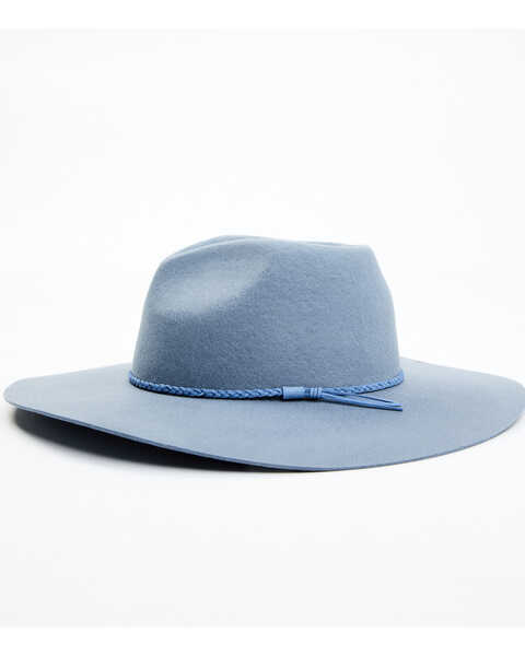 Peter Grimm Women's Amor Mio Heart Crown Wool Felt Western Hat , Light Blue, hi-res