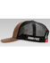 Image #3 - RopeSmart Men's All-American Embroidered Graphic Steer Flag Patch Mesh-Back Ball Cap, Brown, hi-res