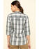 Carhartt Women's Twilight Relaxed 3/4 Sleeve Plaid Shirt , Dark Blue, hi-res