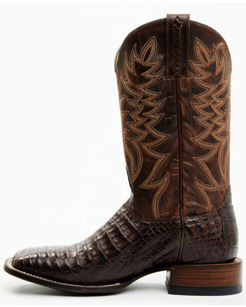 Image #3 - Cody James Men's Exotic Caiman Belly Western Boots - Broad Square Toe, Brown, hi-res