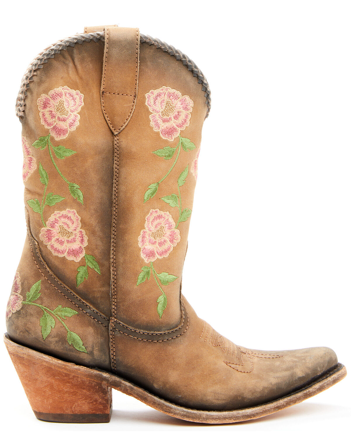 Image #2 - Liberty Black Women's Nina Rose Western Boots - Snip Toe, Brown, hi-res