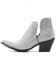 Image #2 - Ariat Women's Dixon Western Booties - Snip Toe, Silver, hi-res