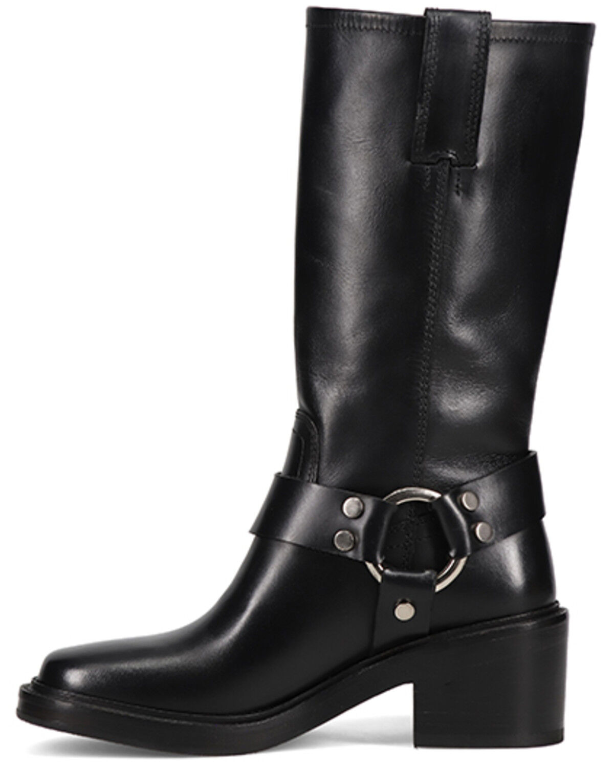 Image #3 - Frye Women's Kate Harness Fashion Boots - Square Toe, Black, hi-res