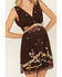 Image #4 - Shyanne Women's Embroidered Tulle Mini Dress, Chocolate, hi-res