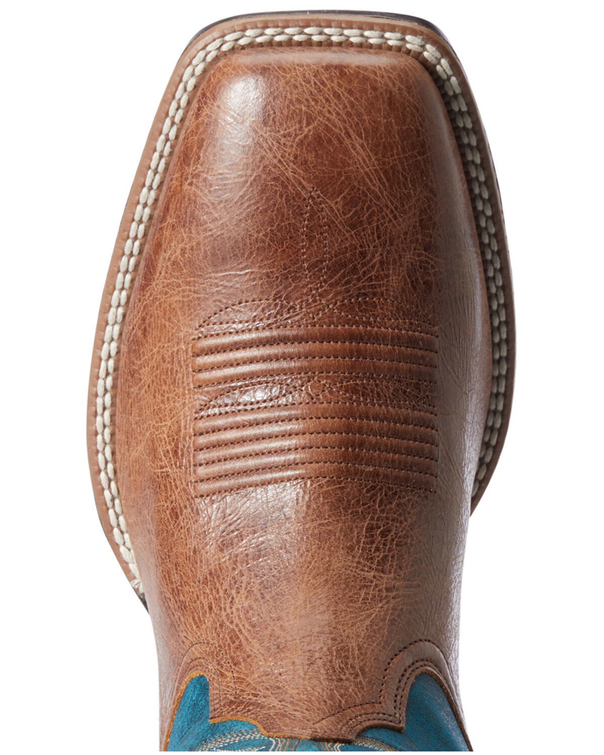 Image #4 - Ariat Men's Valor Western Performance Boots - Broad Square Toe, Brown, hi-res