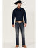 Image #2 - Cody James Men's Prosper Lurex Stripe Long Sleeve Snap Western Shirt, , hi-res