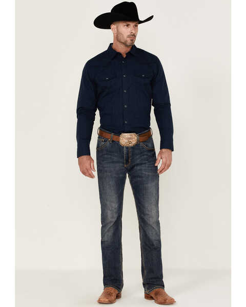 Image #2 - Cody James Men's Prosper Lurex Stripe Long Sleeve Snap Western Shirt , , hi-res