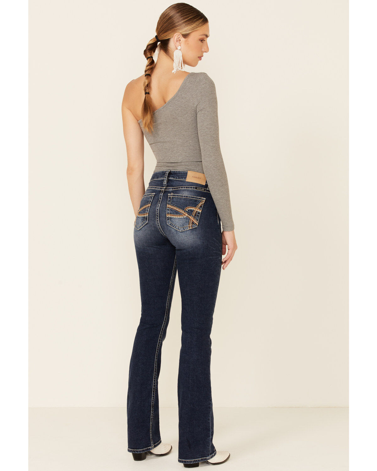 Image #2 - Sailey Women's Thick Stitch Bootcut Jeans, , hi-res