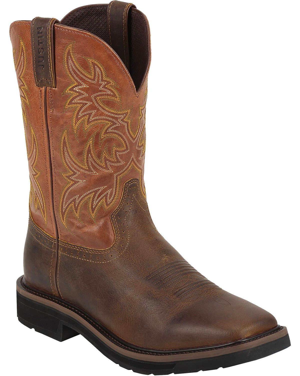 new justin work boots