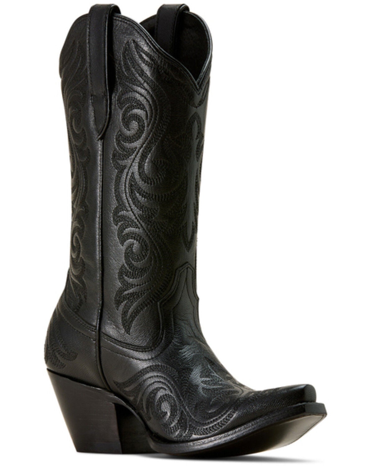 Image #1 - Ariat Women's Amora Western Boots - Snip Toe, Black, hi-res