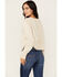 Blended Women's Go West Sequins Graphic Long Sleeve Tee, Tan, hi-res