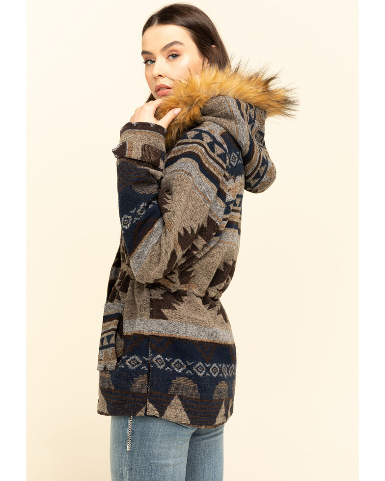 Outback Trading Co Women S Tan Aztec Myra Jacket Boot Barn