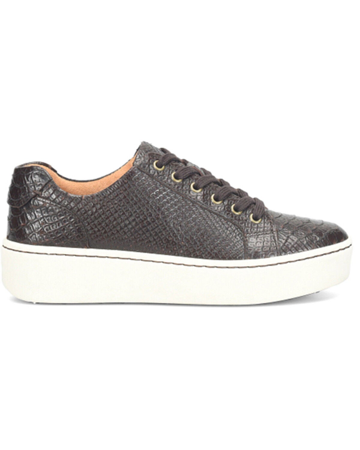 Image #2 - Born Women's Mira Snake Print Sneakers, Brown, hi-res