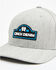 Image #2 - Cinch Men's Raised Rubber Logo Patch Ball Cap, Light Blue, hi-res