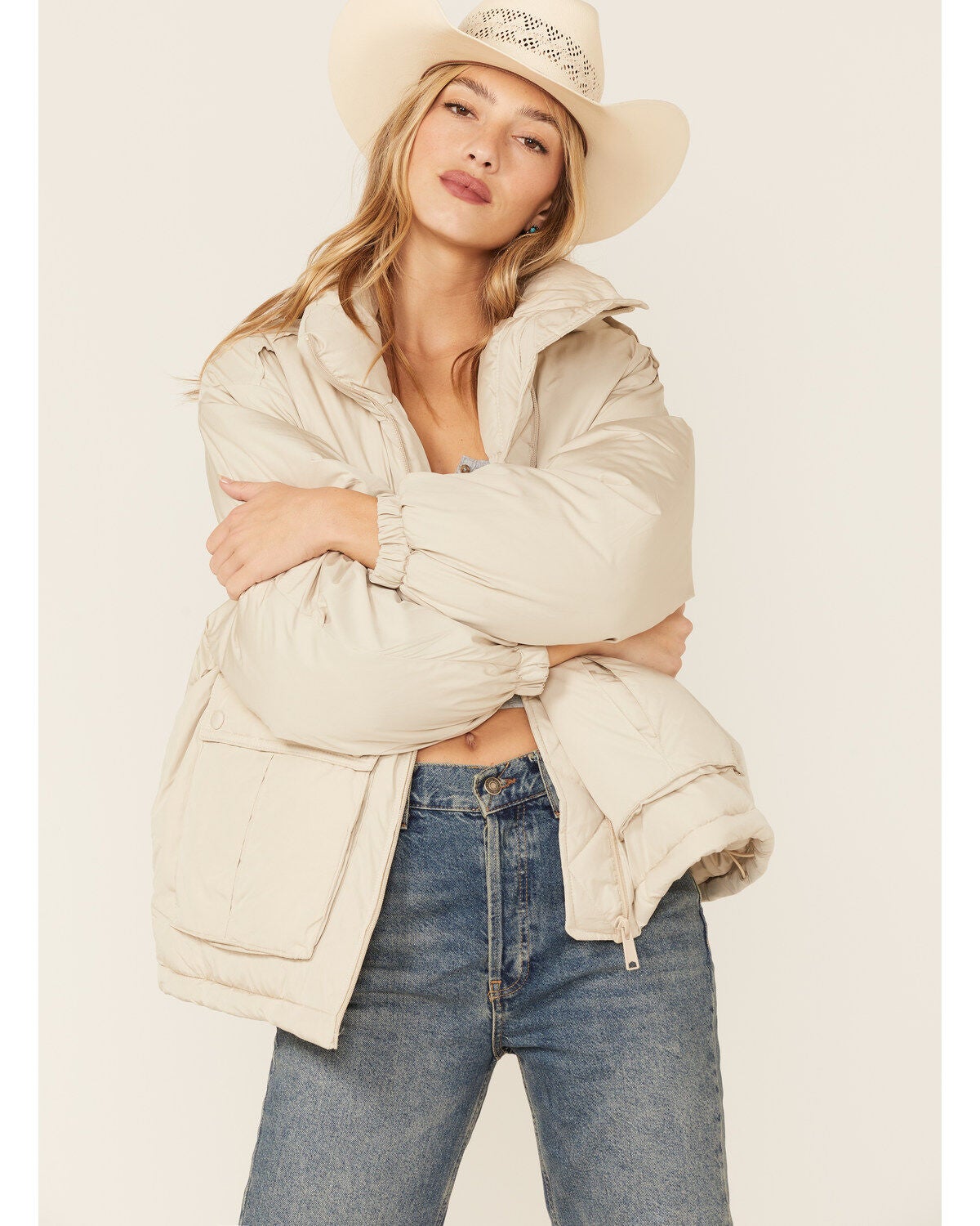 Image #1 - Free People Women's Duvet Bomber Jacket , , hi-res