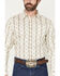 Image #3 - Gibson Trading Co Men's Crosby Southwestern Print Long Sleeve Button-Down Western Shirt, Tan, hi-res