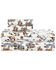 Image #3 - HiEnd Accents 200TC Cotton Ranch Life 3 Piece Sheet Set - Twin Size, Multi, hi-res