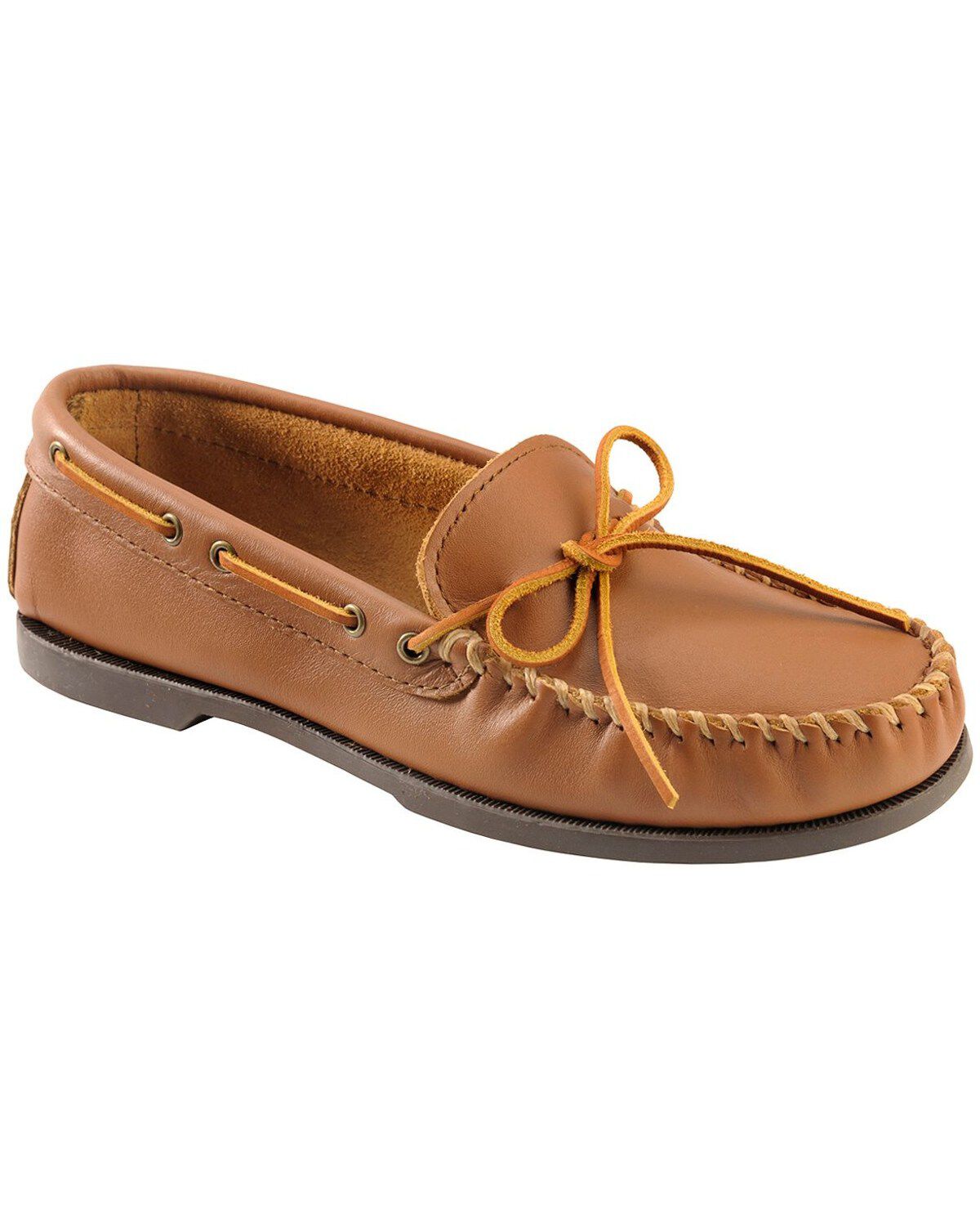 mens unlined moccasin slippers