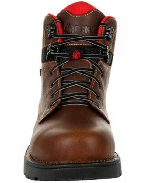 Image #4 - Rocky Men's Legacy 32 6" Waterproof Work Boots - Composite Toe, Brown, hi-res