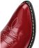 Image #6 - Old West Girls' Red Leather Western Boots - Pointed Toe, , hi-res