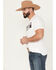 Image #2 - Cinch Men's Lead Don't Follow Short Sleeve Graphic T-Shirt, White, hi-res