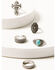 Image #1 - Shyanne Women's Turquoise Cross 5pc Ring Set, Silver, hi-res
