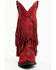 Liberty Black Women's Vegas Fringe Western Boots - Snip Toe, Red, hi-res