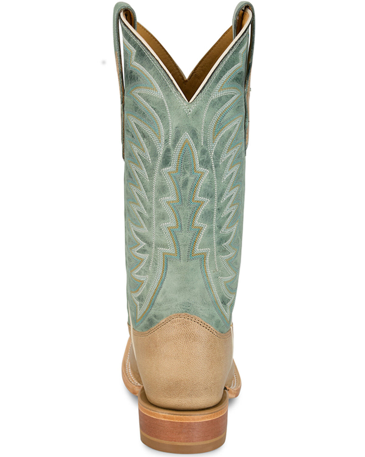 Image #5 - Justin Men's Burchett Performance Western Boots - Broad Square Toe, Cream, hi-res