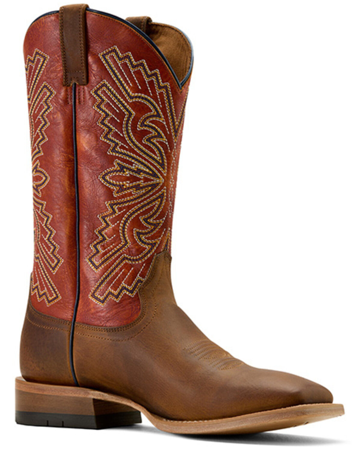 Image #1 - Ariat Men's Sting Western Boots - Broad Square Toe, Tan, hi-res