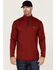 Image #1 - Cody James Men's FR Knit 1/4 Zip-Front Work Pullover, Dark Red, hi-res