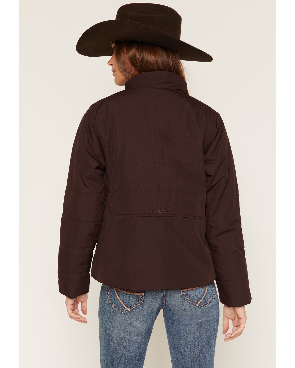 Image #4 - Ariat Women's Titan Concealed Carry Insulated Jacket, Chocolate, hi-res