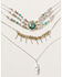 Image #1 - Shyanne Women's Mystic Summer Chunky Layered Choker Necklace, Silver, hi-res