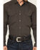 Image #3 - Cody James Black 1978™ Men's Cluny Tonal Striped Long Sleeve Button-Down Western Shirt, Charcoal, hi-res