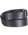 Image #3 - American Worker Men's Distressed Leather Belt, Black, hi-res