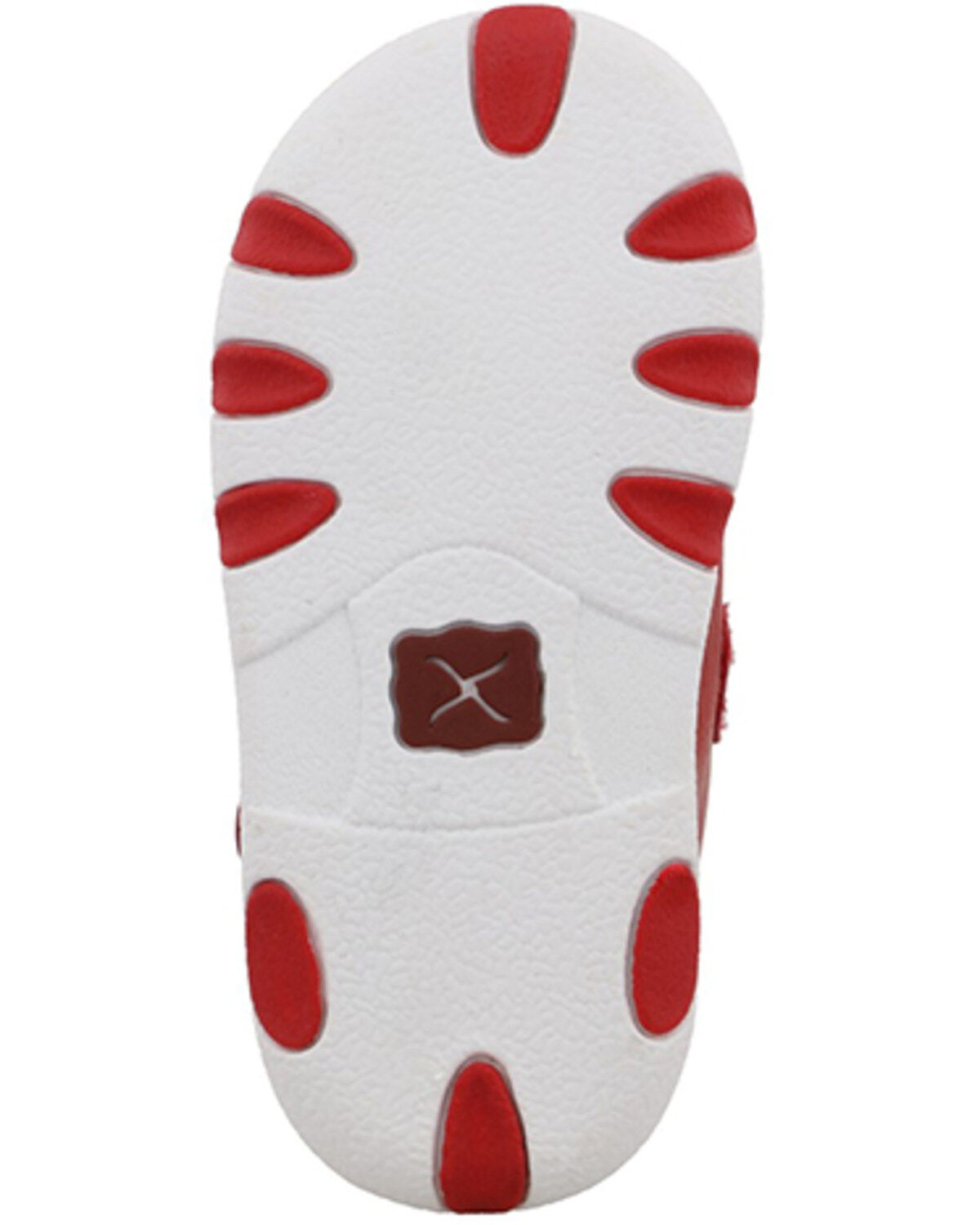 Image #7 - Twisted X Toddler Girls' Driving Mocs, Red, hi-res