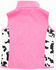 Image #3 - Cowgirl Hardware Toddler Girls' Cow Print Vest, Pink, hi-res